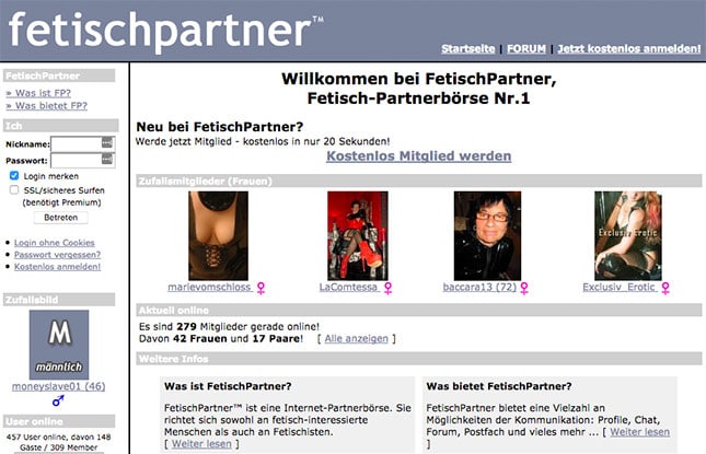 Fetischpartner.com Startseite