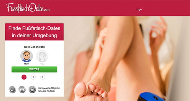 FussfetischDates.com Startseite