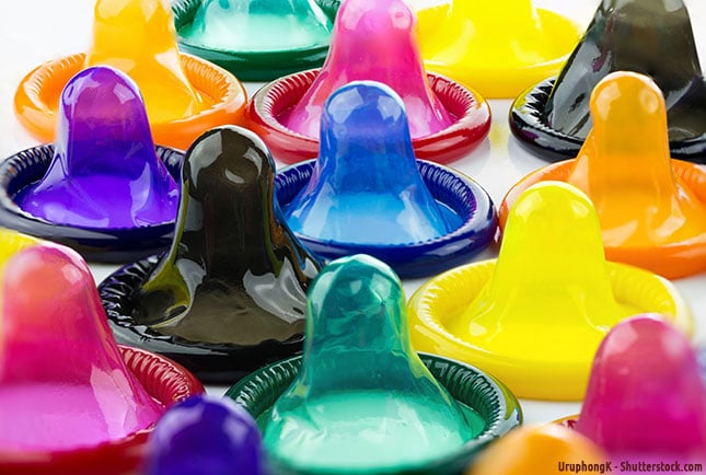 Das Kondom sollte weder zu klein noch zu gross sein