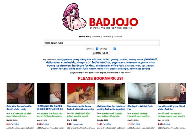 Badjojo Porn Finder