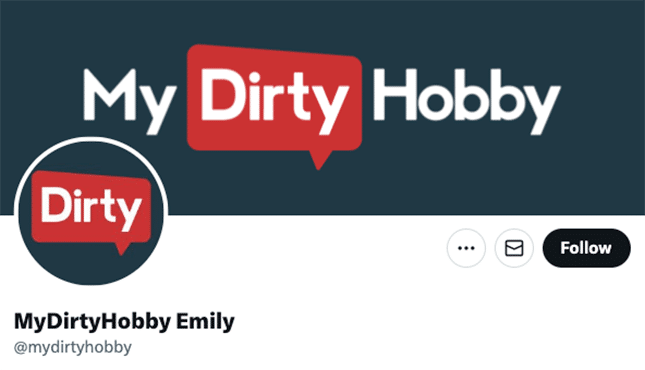 MyDirtyHobby auf Twitter