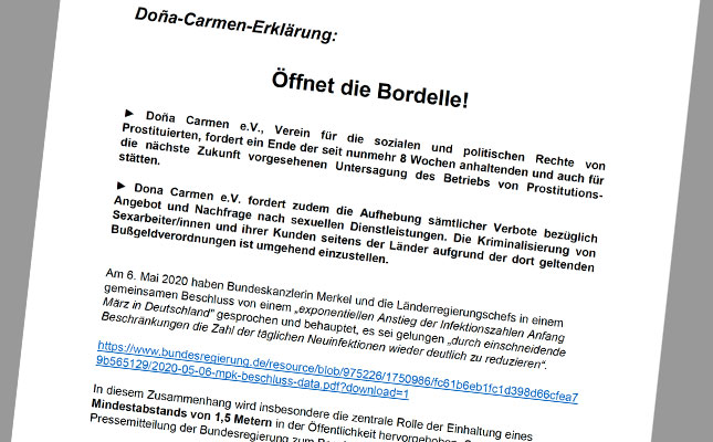 Dona Carmen Erklärung