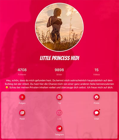 Little Princess Hedi Profil-Fanseven