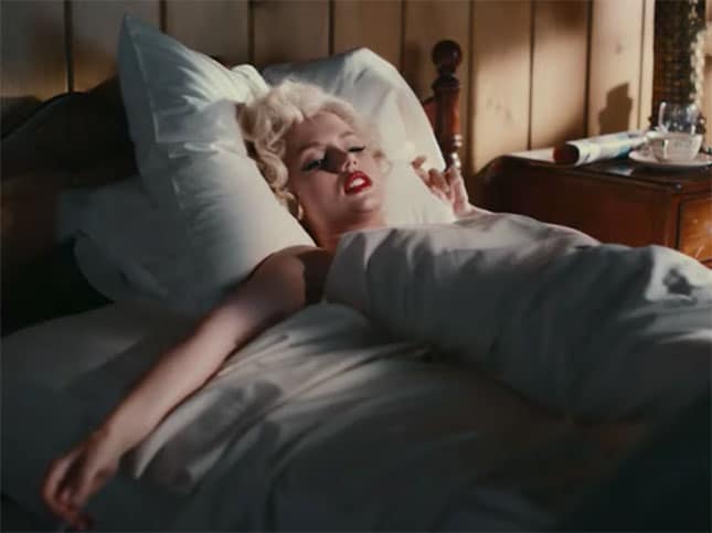 Blonde Marilyn monroe Biopic