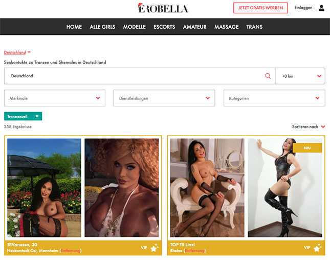 erobella.com Transgender-Escorts