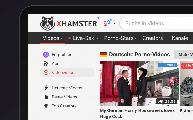 xHamster ist zurück von Netzsperre