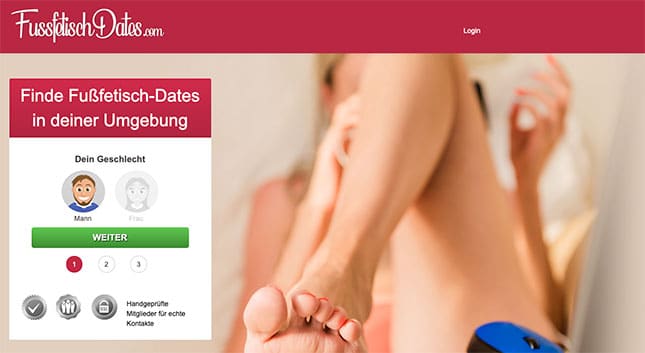 Heiße Treffen auf fussfetischdates.com