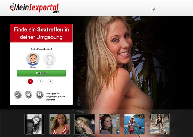 MeinSexportal.com Startseite