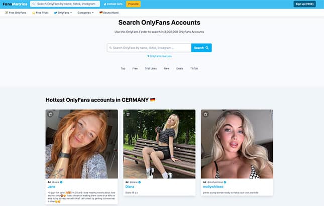 Onlyfans-Search-Engine fansmetrics.com