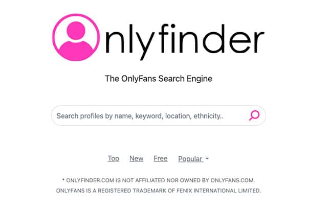 Onlyfans Suchmaschine onlyfinder.com