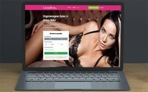 Laptop mit Portal Casualfun
